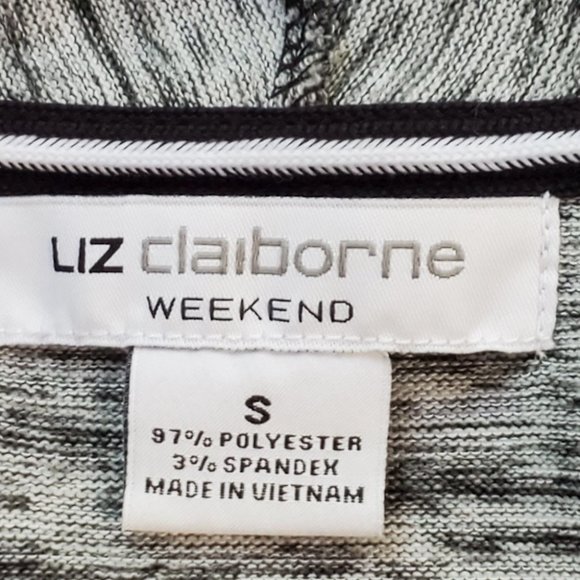 Liz Claiborne Weekend Open Front Knit Cardigan, S - Picture 11 of 12